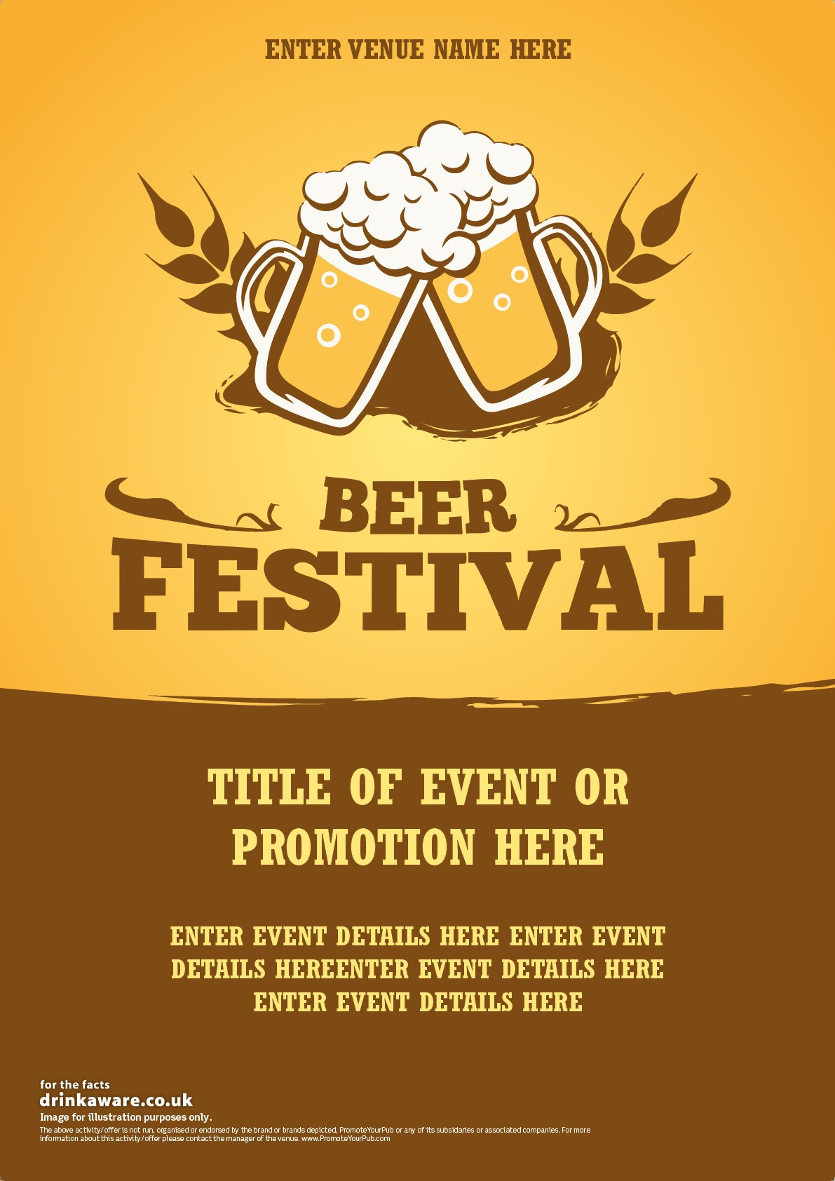 Beer Festival Poster | Promote Your Pub