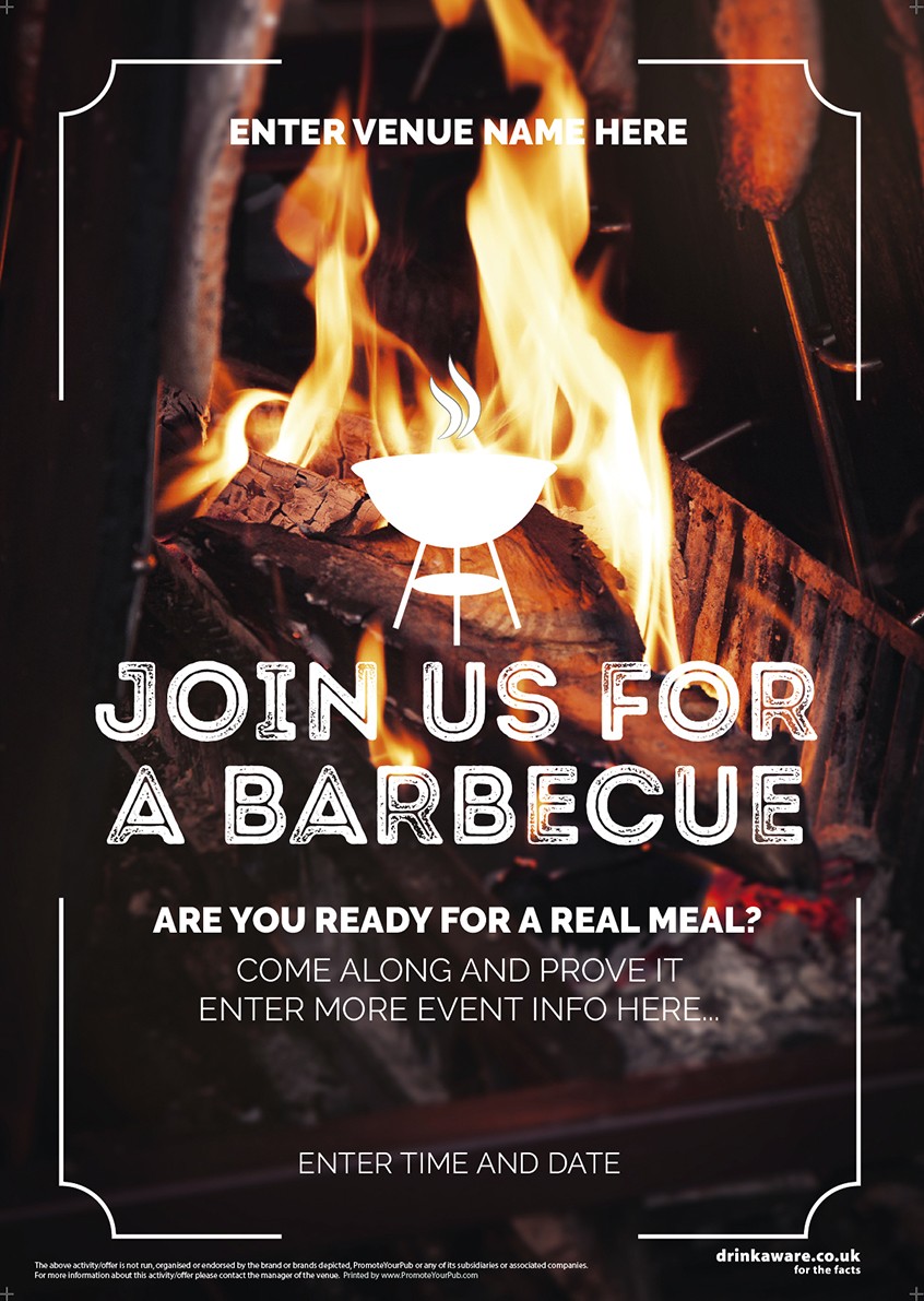 Join Us for a BBQ Poster (photo) (A1)