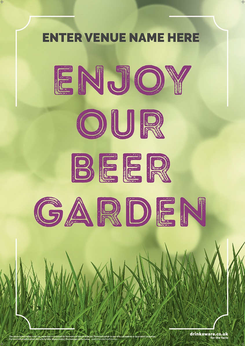 Beer Garden style 1 Poster