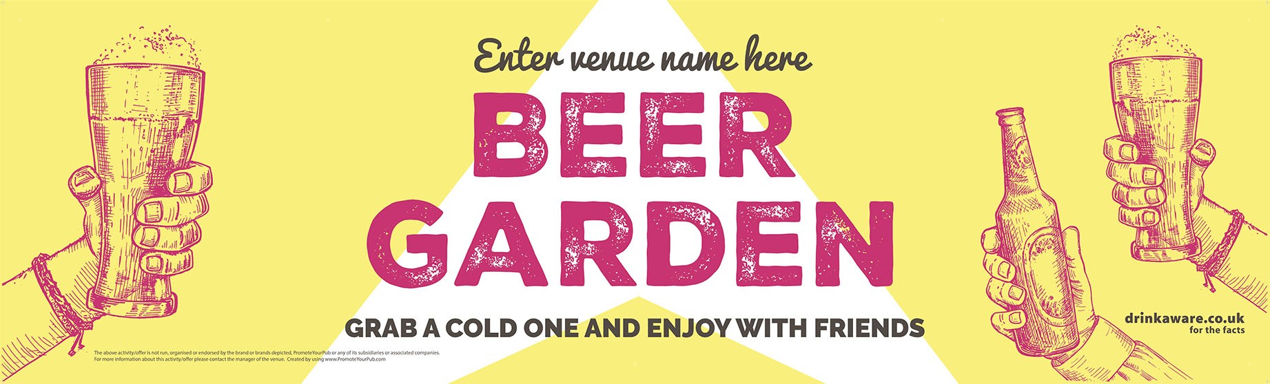 Beer Garden style 10 Banner (Lrg)