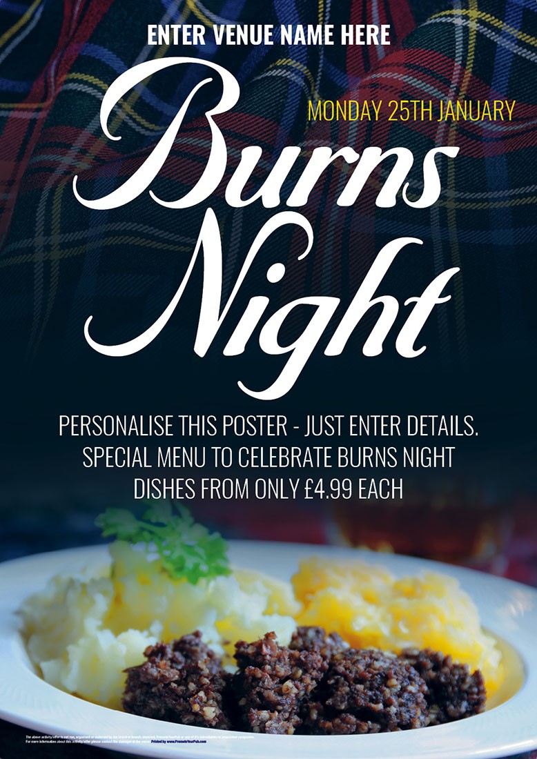 Burns Night Poster (A2)