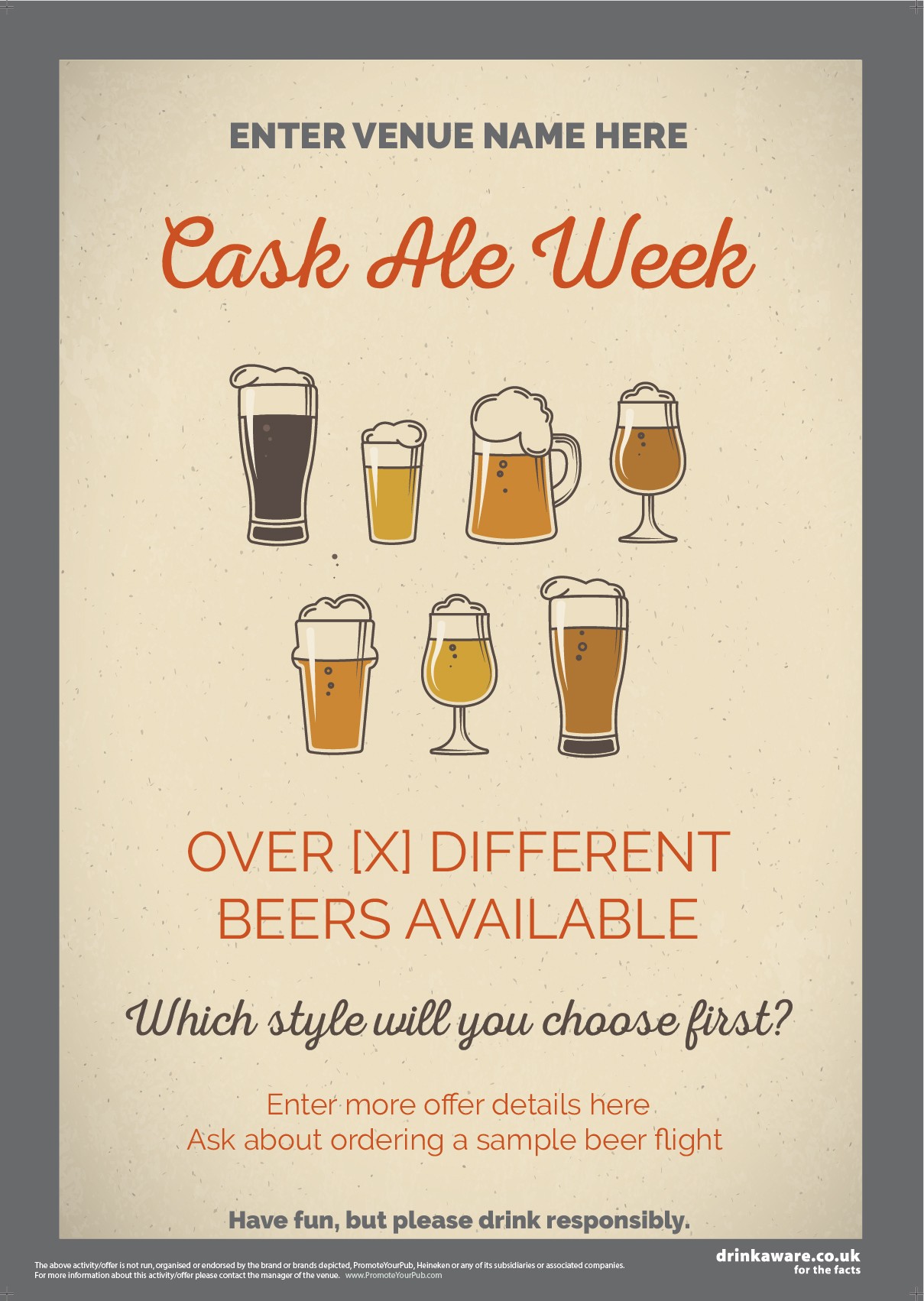 Cask Ale Week Poster (style1) (A2)