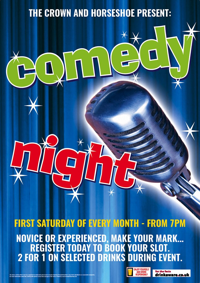 Comedy Night Poster (A2)