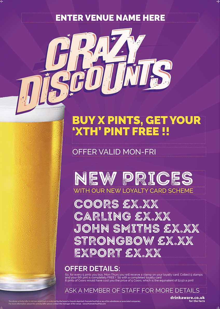 Crazy Loyalty Discount Poster