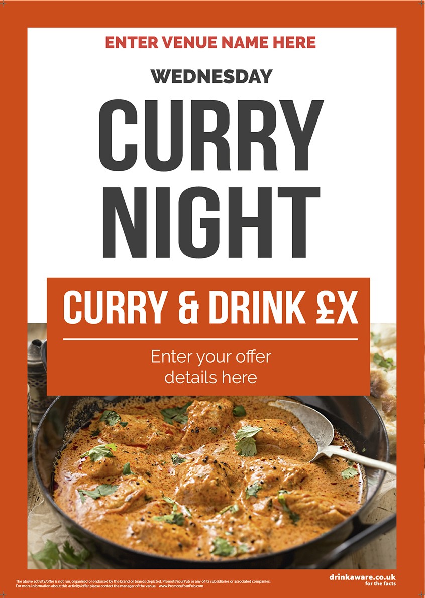 Curry Night Flyer (photo2) (A5)