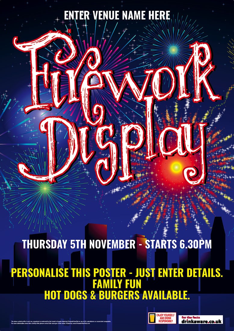 Firework Night Poster (A2)