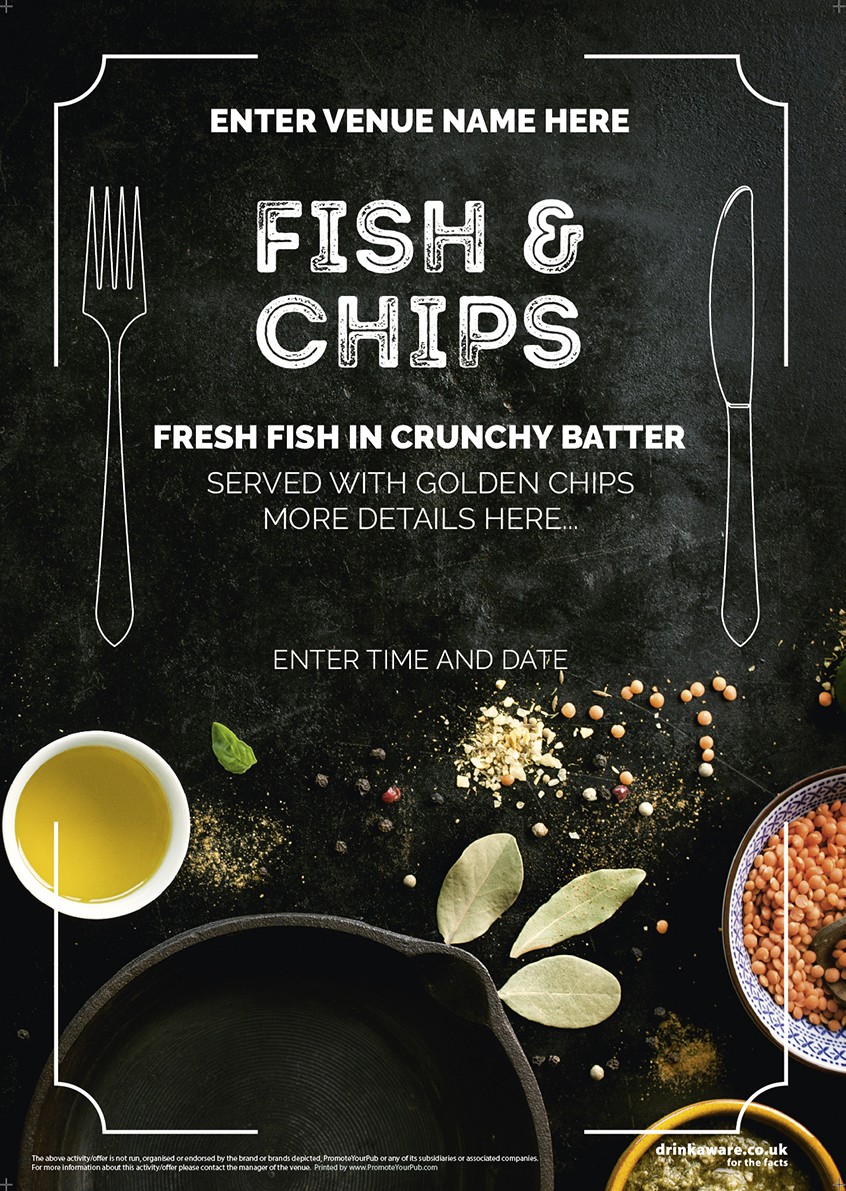 Fish & Chips (photo) Poster