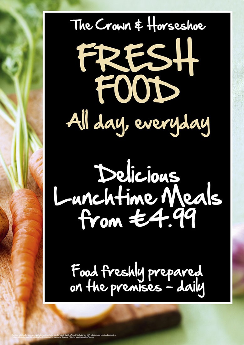 Fresh Food Poster (A3)