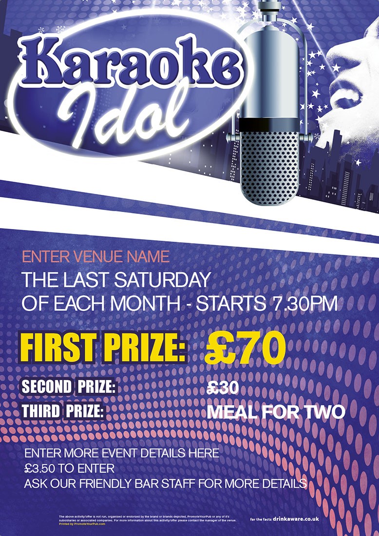 Karaoke Idol Poster (A2)