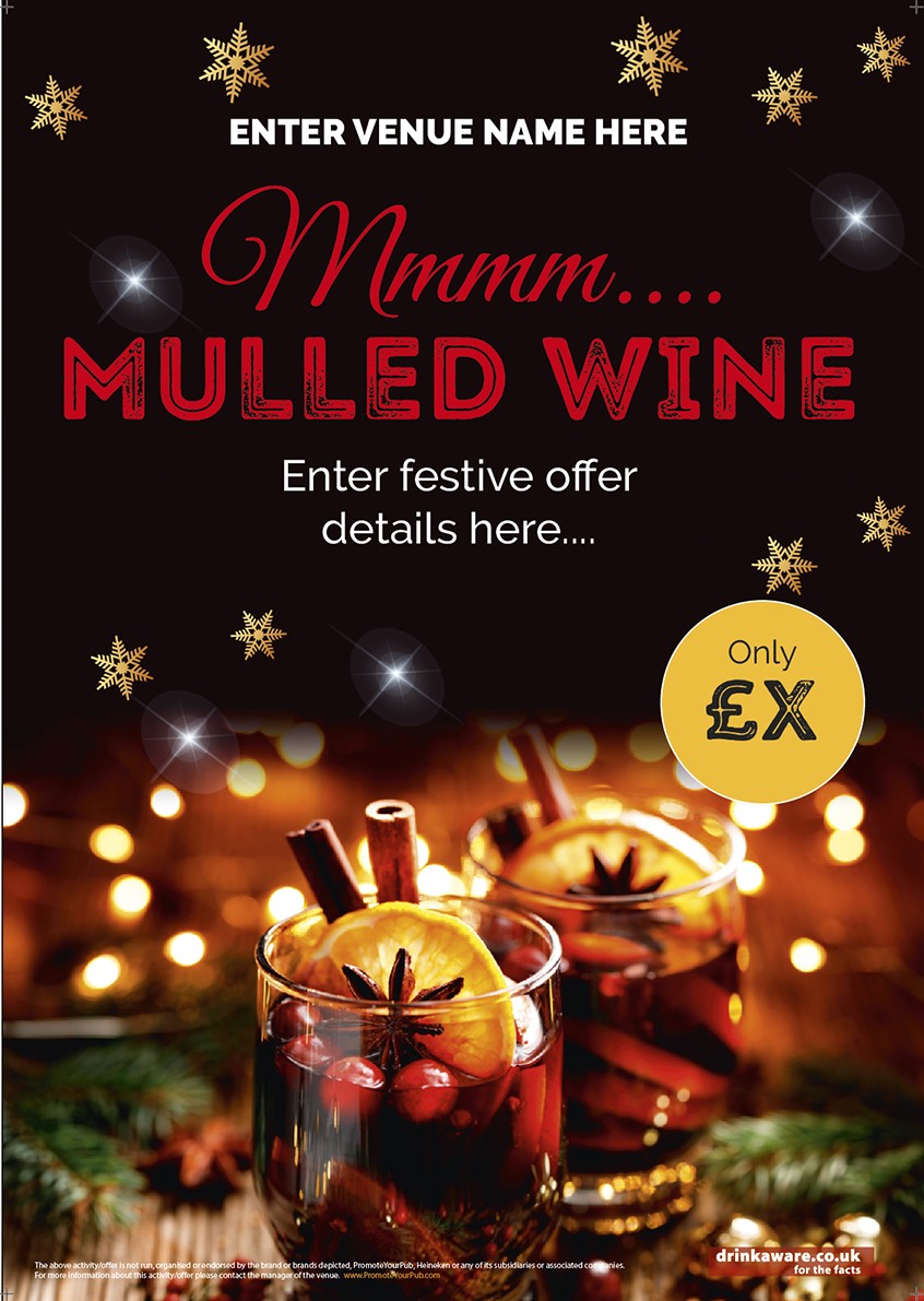 Christmas Mulled Wine Poster (A2)