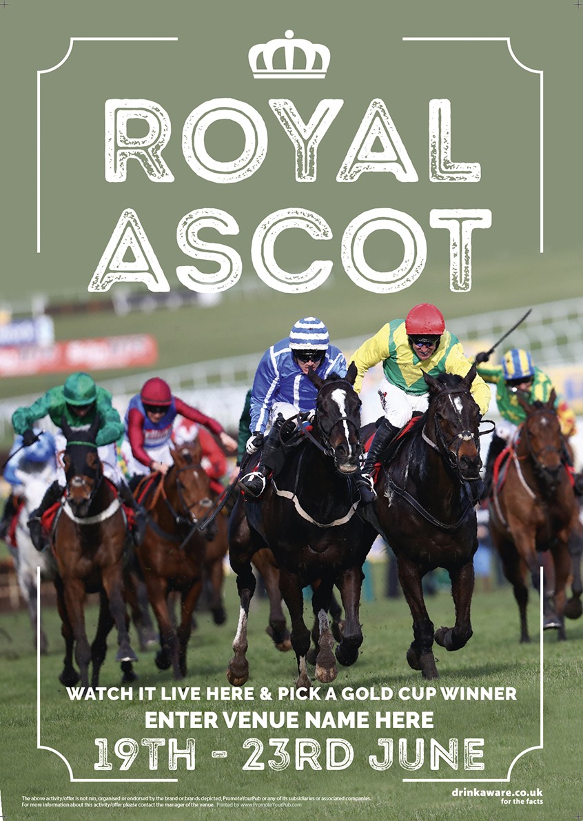 Royal Ascot Racing (photo) Poster (A3)