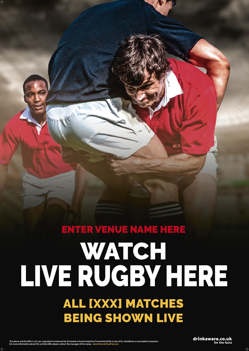 Rugby Poster (photo v3) (A2)