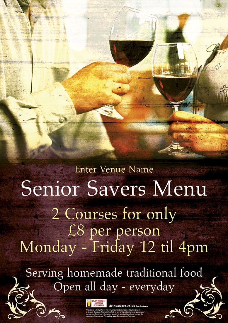 Senior Savers Poster (A1)