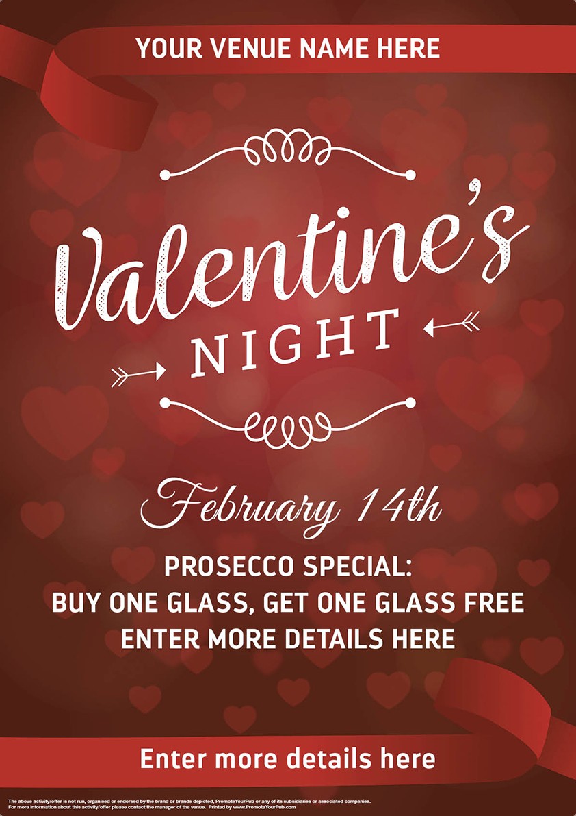 Valentines Night Red Flyer (A5)