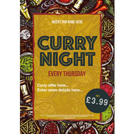 Curry Night event Poster