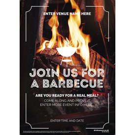 Join Us for a BBQ Poster (photo) (A2)