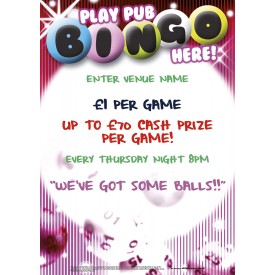 Pub Bingo Poster (A4)