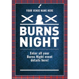 Burns Night 'Tartan Border' Poster (A2)