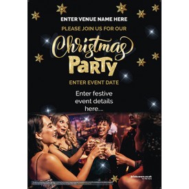 Christmas Party Flyer (photo) (A5)