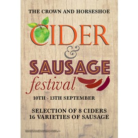 Cider & Sausage Festival Poster (A4)