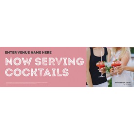 Summer Cocktails Banner (Photo) (Lrg)