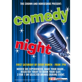 Comedy Night Poster (A4)