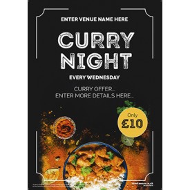 Curry Night Poster (photo) (A2)