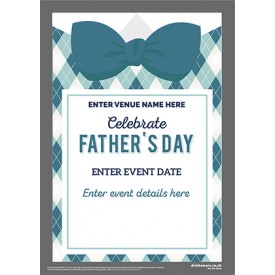 Father's Day (Bow Tie) Poster (A1)