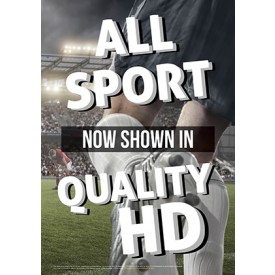 Sport Shown in HD v2 Poster