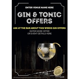 Gin & Tonic (photo) Poster (A4)