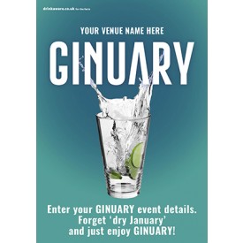 Ginuary option1 Poster (A1)