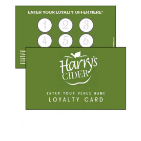 Harry's Cider Loyalty Card
