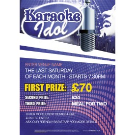 Karaoke Idol Poster (A2)