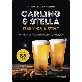 Pint Offer Poster (photo) (A3)