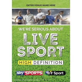 Serious About Live Sport Poster (Sky & BT) v1