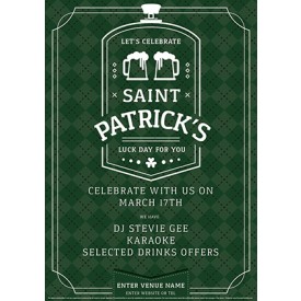 St.Patrick's Day Poster (A3)