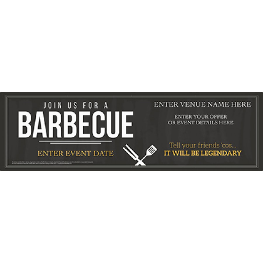 Join us for a BBQ Banner (Chalk) (Lrg)