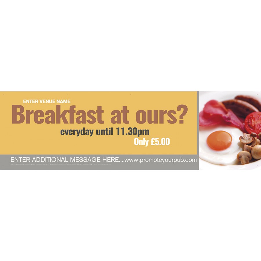 Breakfast Banner (Lrg)