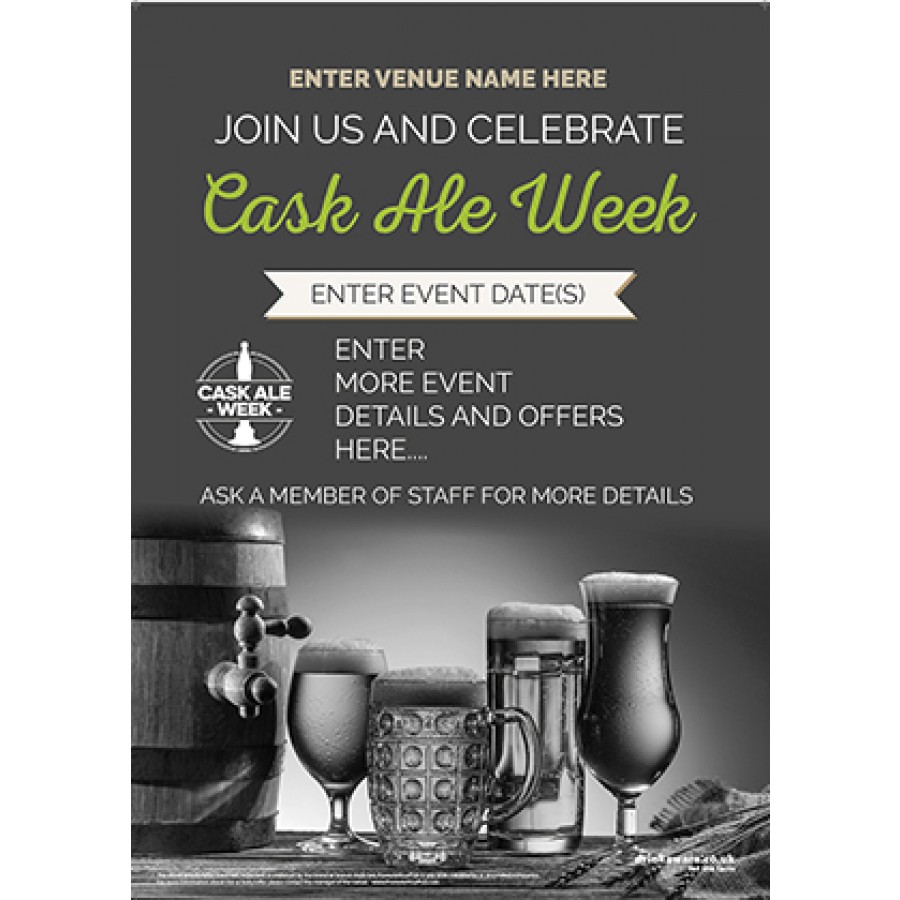 Cask Ale Week Poster (photo) (A2)