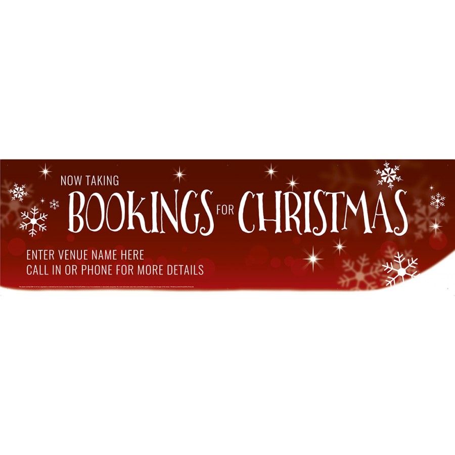 Bookings for Christmas Banner (sml)