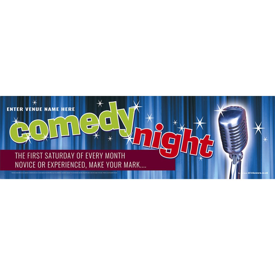 Comedy Night Banner (Lrg)