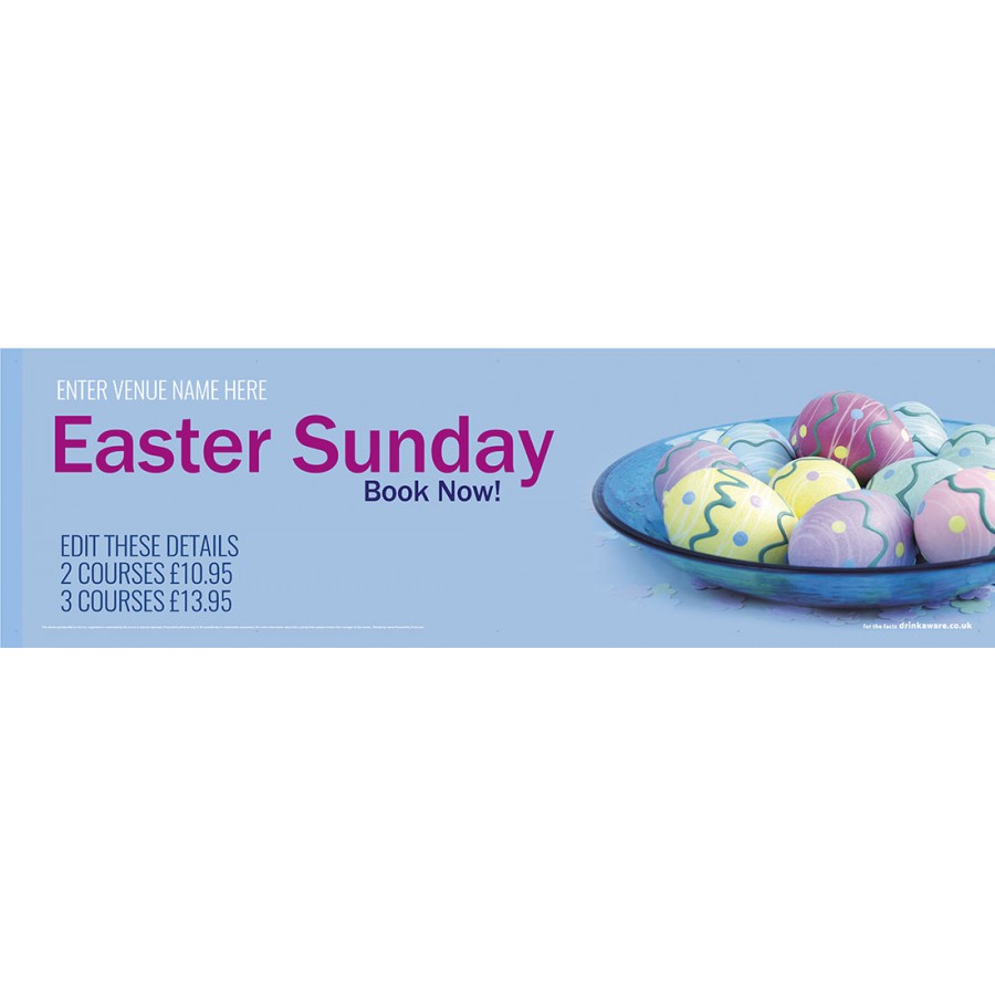 Easter Sunday Banner (XL10')