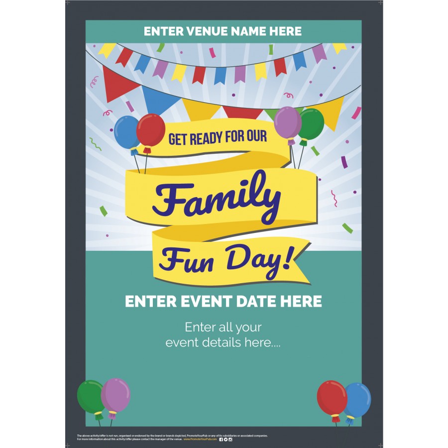 Family Fun Day Poster (A3)