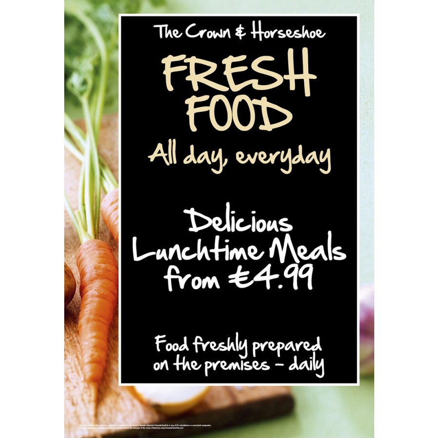 Fresh Food Poster (A2)