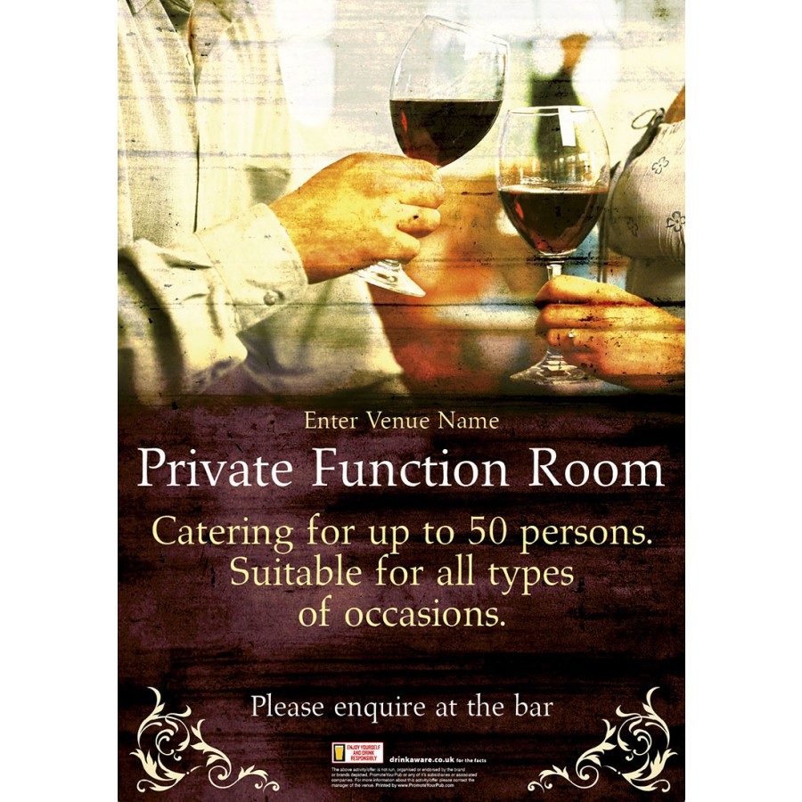 Function Room Poster (A3)