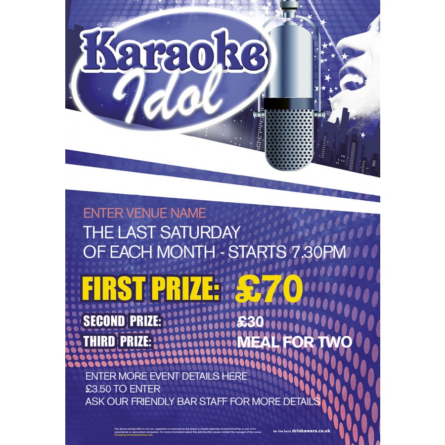 Karaoke Idol Poster (A1)