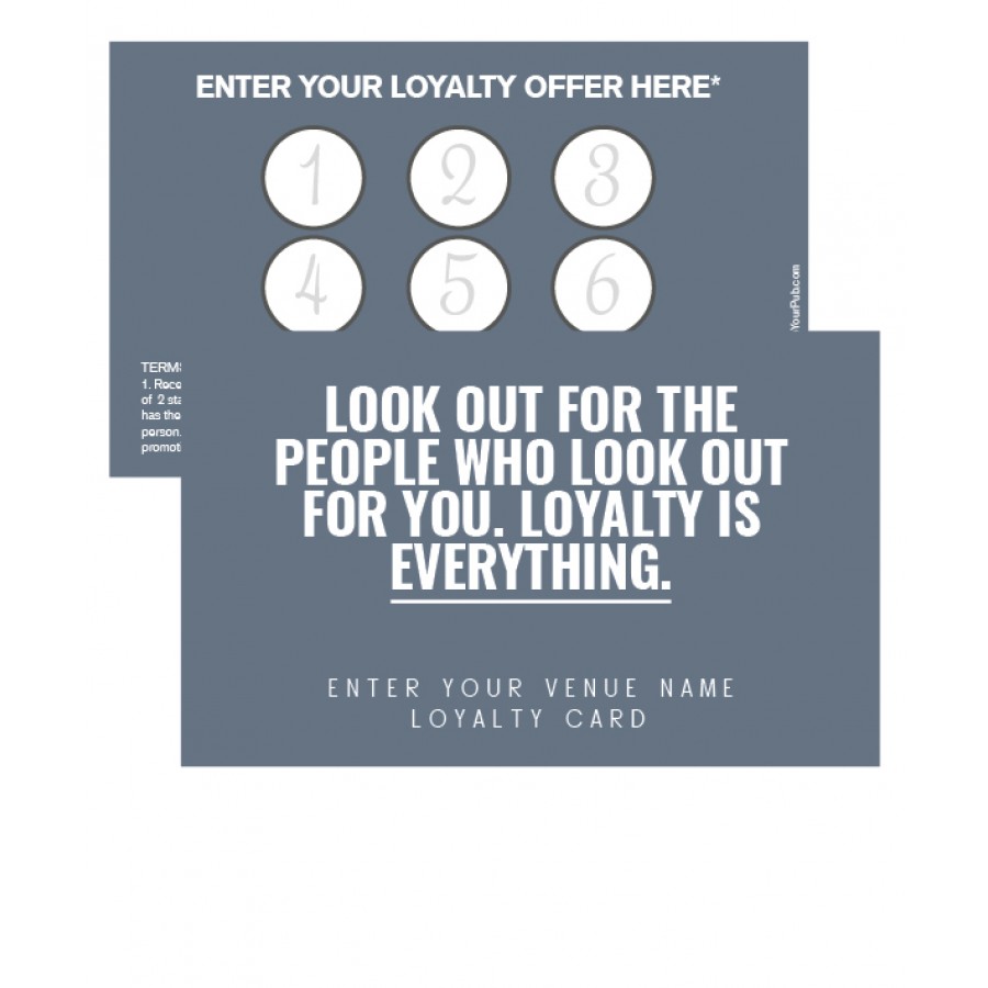 Look Out Loyalty Card