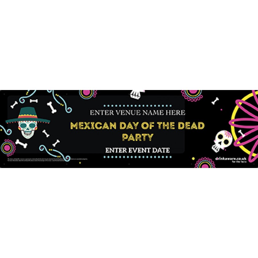 Halloween DAY OF THE DEAD Banner (Mexican) (Lrg)